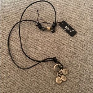 Dogeared necklace black sisters friends forever